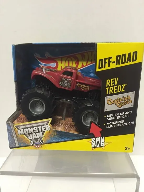 Hot Wheels Monster Jam Rev Tredz Iron Man Monster Truck 1:43 CHV35