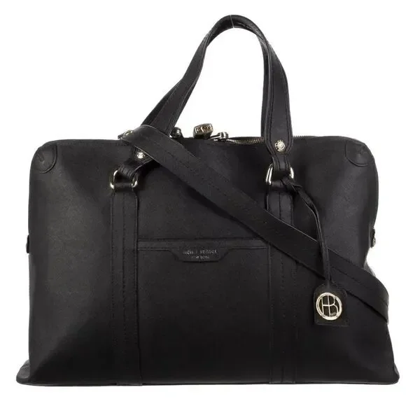 Henri Bendel West 57th Leather Laptop Briefcase