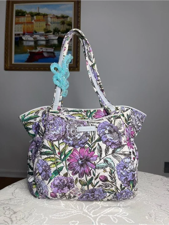 💜 Vera Bradley Glenna Satchel Shoulder Bag in 