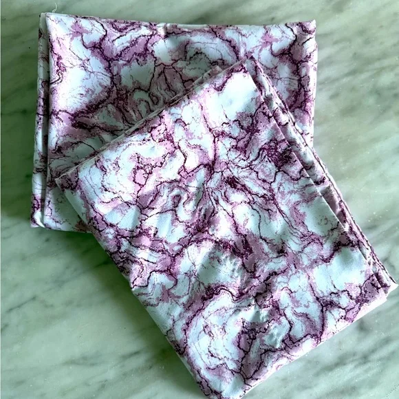 Pink Purple Marble Pillowcases new