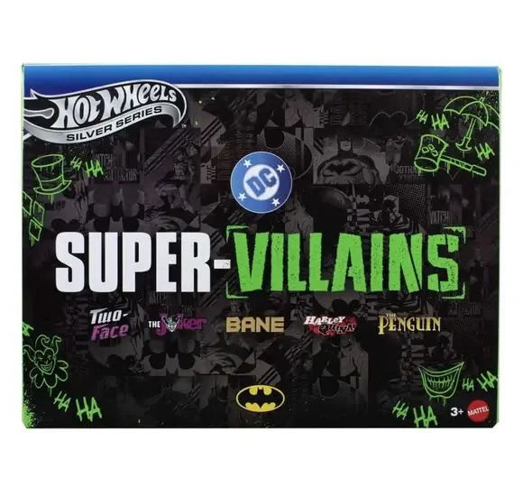 2026 Hot Wheels DC Silver Series DC Batman Super Villains Set BRAND NEW