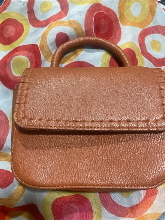 Universal Thread Cognac Brown Shoulder Bag ( missing strap )’