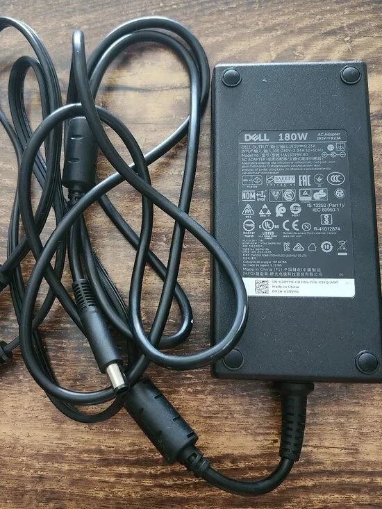Dell HA180PM180 180W 19.5V AC Adapter Laptop Charger Big Barrel Connector