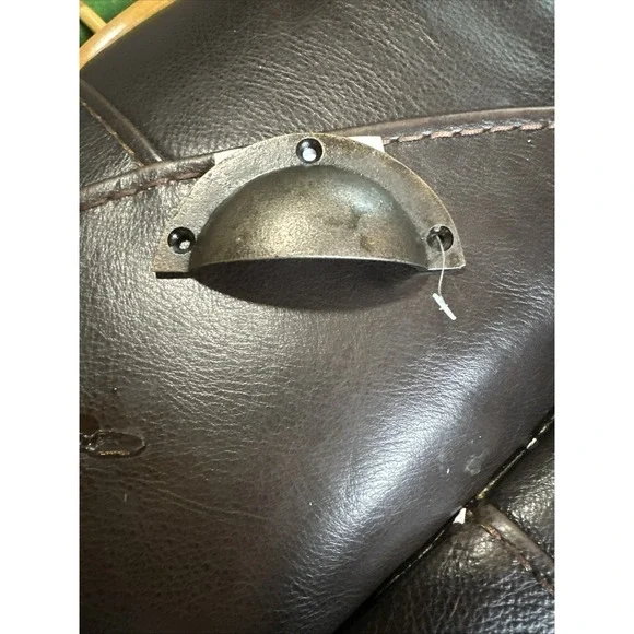 Antique Bronze Half-Moon Bin Pull (89* 44mm/3-1/2