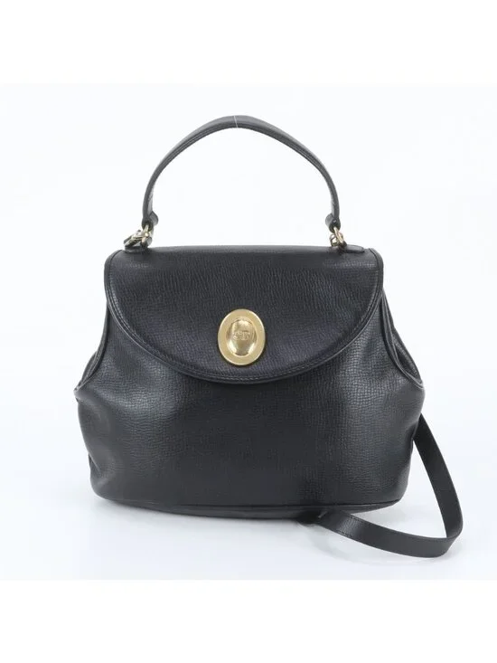 Dior Vintage Leather 2-Way Shoulder Bag Crossbody Hand