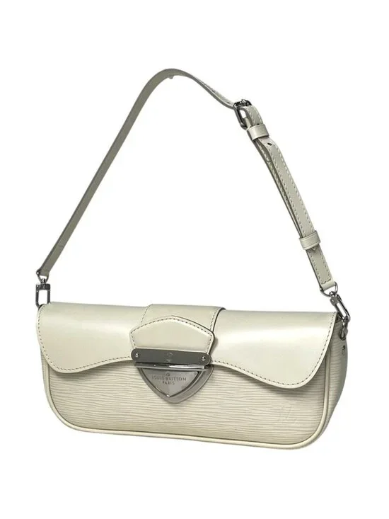 Louis Vuitton Pochette Montaigne Shoulder Bag Epi Ivoire