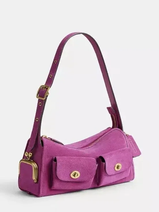 NWT Coach Haversack 27 Magenta Pink Shoulder Bag