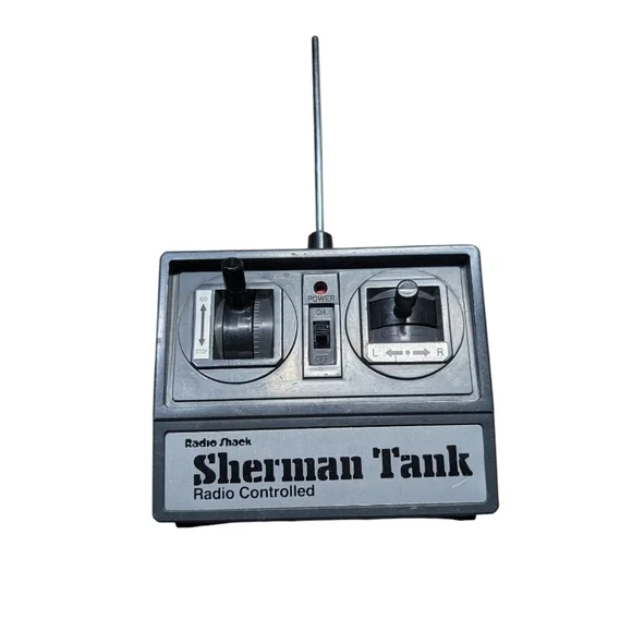 Vintage 1980 Radio Shack Sherman Tank Radio Controller