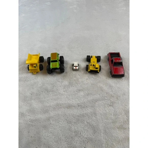 Vintage Tonka Tootsietoy Road Champs Toy Truck Lot Ford Bigfoot‎ Chevy S-10 5pc