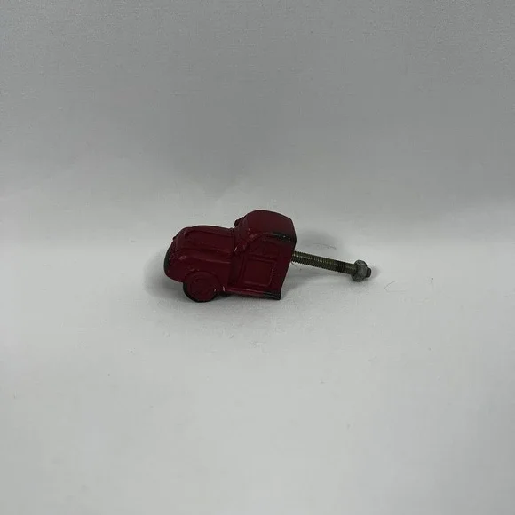 New Polyresin Vintage Red‎ Truck Handle Dresser Cabinet Door Drawer Pull
