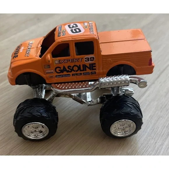 Monster Truck #39 Expert Gasoline Orange 4x4 Diecast Vehicle 1:43 4