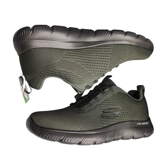 Skechers Summits Eckler Sneakers Mens Size 9.5 Green Memory Foam Low Top 232963