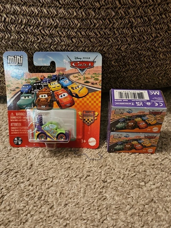 Disney Cars Mini Racers Race to Celebrate Mater Fillmore Snot Rod Lot