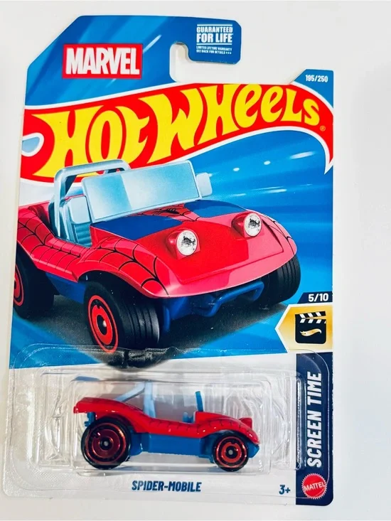 Mattel Hot Wheels Spider-Mobile - Red & Blue