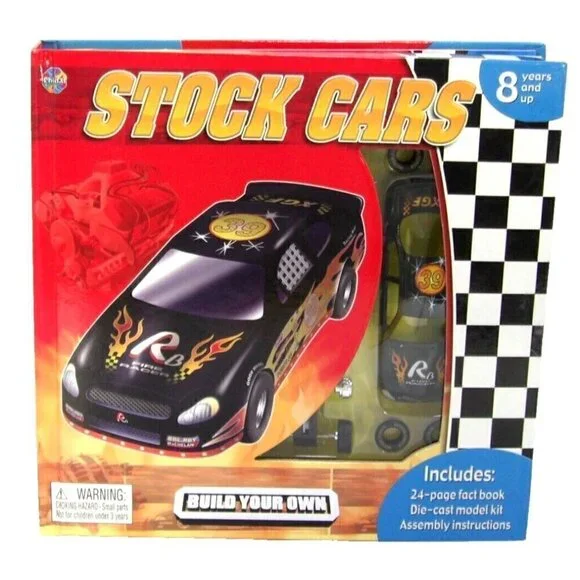 Build Your Own Stock Car dicast model kit car approx 4.5