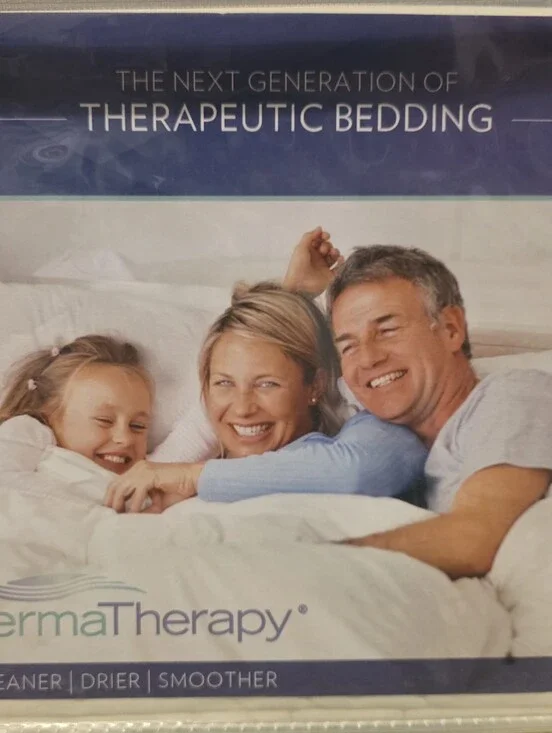 Dermatherapy - Therapeutic Ivory Bedding California King Sheet Set