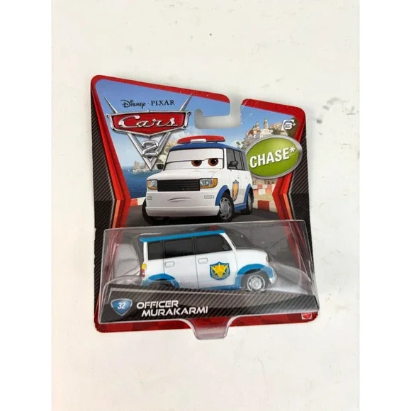 Disney Pixar Cars 2 Officer Murakarmi #32 CHASE Mattel Diecast New Sealed