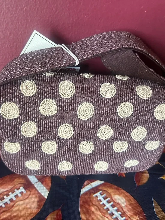 Viral DOTS beaded bag! NWT!