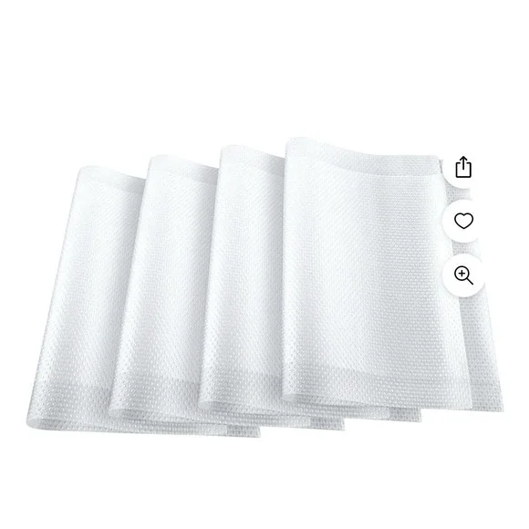 8 Pack Refrigerator Liners Waterproof Washable EVA Shelf Mats‎ 17.7 x 12 Clear