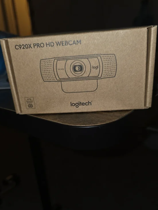Logitech C920X Pro HD Webcam in Brown Kraft