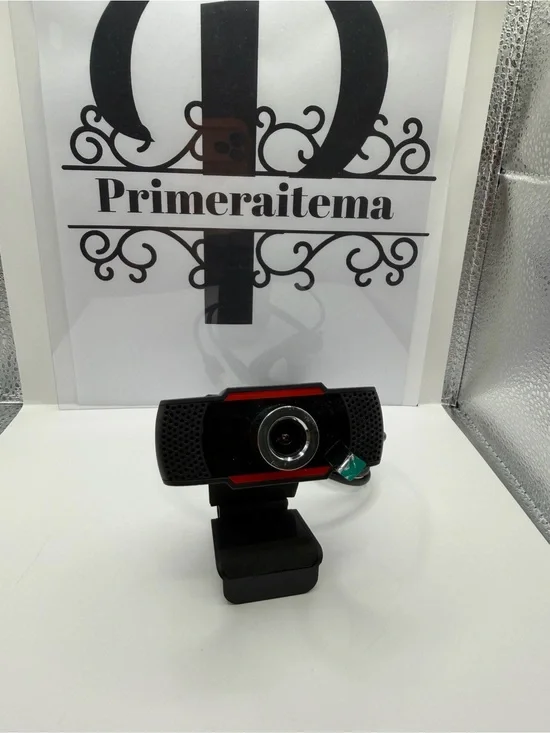 Black and Red USB Webcam