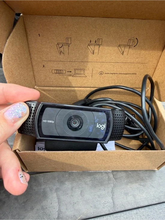 Logitech CX920 HD 1080p Webcam - Black
