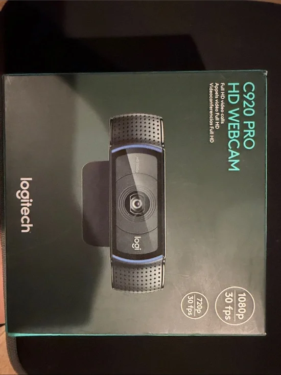 Logitech C920 Pro HD Webcam - Black with Teal Accents