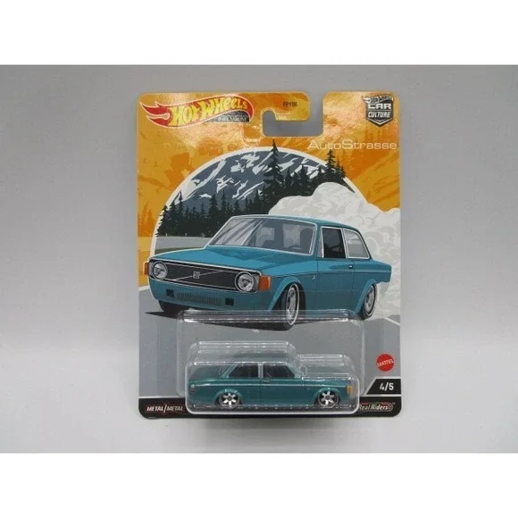 2022 Hot Wheels Premium Car Culture Auto Strasse 73 Volvo 142 GL Diecast Car