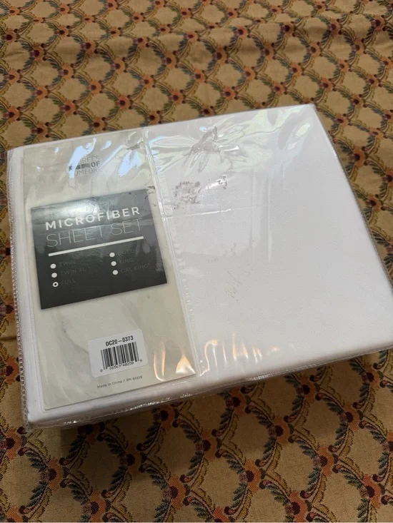Microfiber Sheet Set - White full