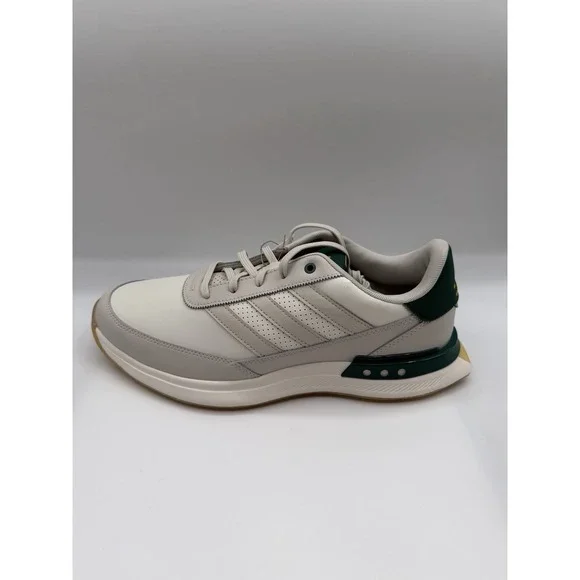 Adidas S2G SL Leather 24 Spikeless Golf Shoes,Men's 10,EU 44,Off White/Grn, NWOB
