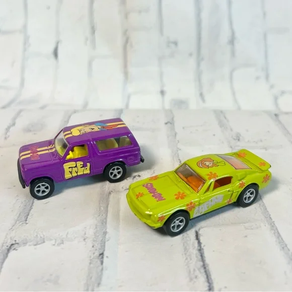 VTG Racing Champions Scooby-Doo Diecast Lot 2 Daphne ‘69 Mustang Fred ‘80 Bronco
