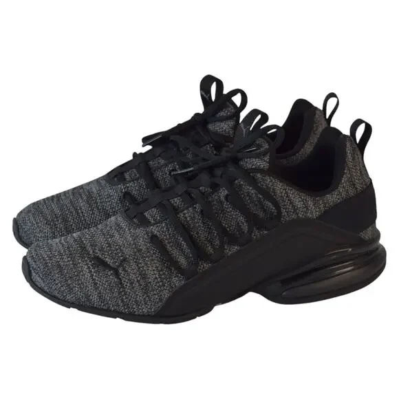 Puma Axelion Refresh Men’s Running Shoes Black/Grey Size 8.5