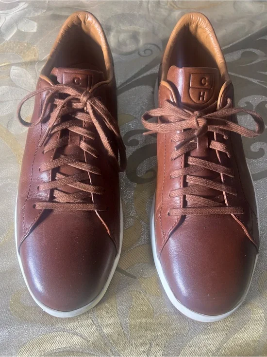 Cole Haan GRANDPRO Tennis Sneaker Woodbury Leather Mens 11 Wide 11W