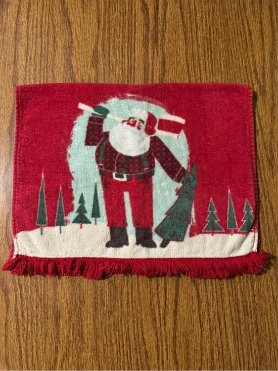 Christmas Target Santa Hand Towel