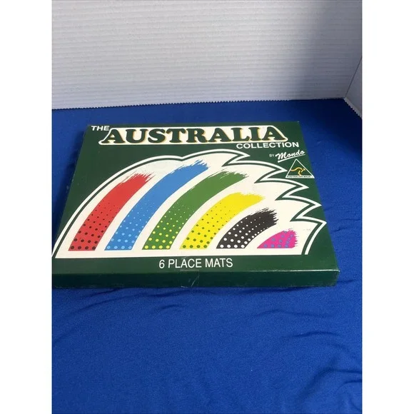 Australia Landmarks Cork backed 6 Piece COASTER SET made in Australia by MONDO