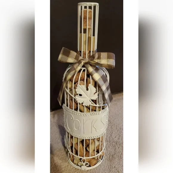 WINE BOTTLE CORK HOLDER STORAGE