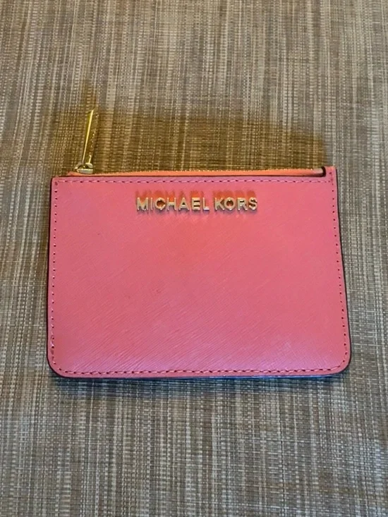 Michael Kors Jet Set Travel Pink Coin Pouch
