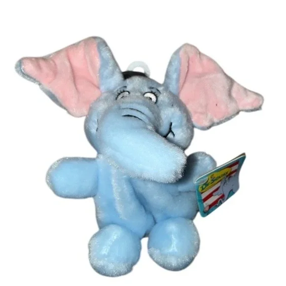Aurora Dr. Seuss Horton Hears a Who Horton Elephant Plush 7in w/ Tag‎