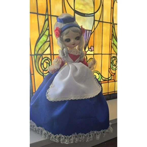 Vintage 1977 Bradley Doll Patriotic Dress Southern Belle Collectible 13