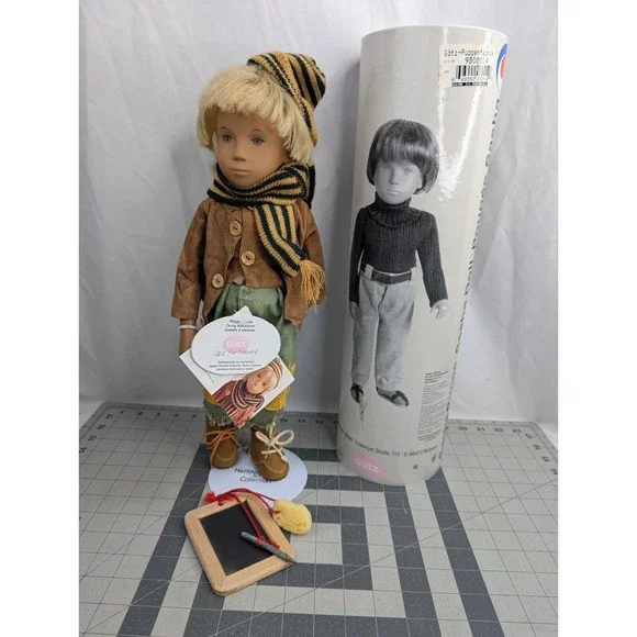 Gotz Sasha‎ Doll Alberto Boy Chalkboard Tube Papers