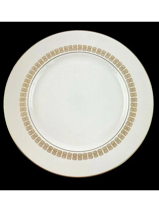 Gorham Replacement Dinner Plate Gold Script 5A Fine China 10 3/4