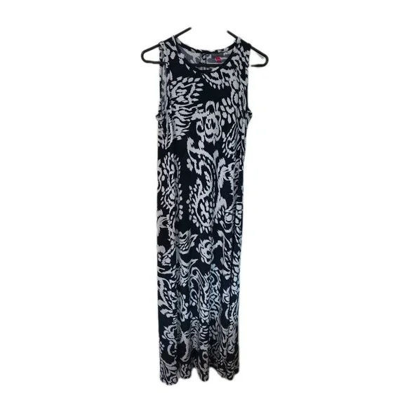Vince Camuto Women's Blue‎ and White Sleeveless dress size Small