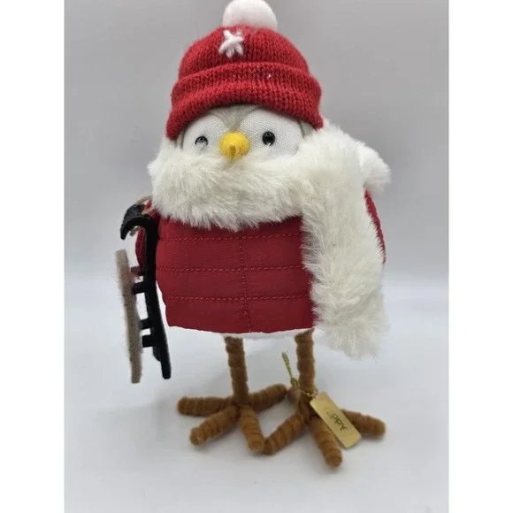Target Wondershop Featherly Friends NIPPY 2021 Christmas Bird Figurine with Sled
