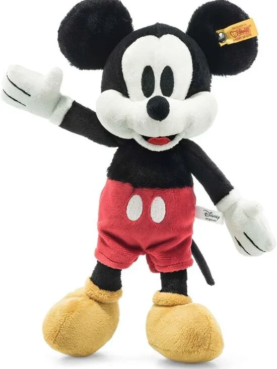 Premium Plush Mickey Mouse Stuffed Toy - Handcrafted, Disney Originals, 12