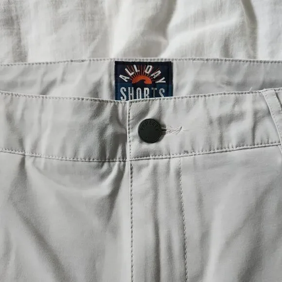 Faherty All Day Shorts Mens Size 34 Gray 9