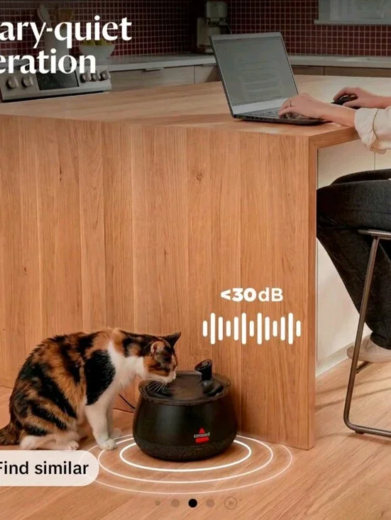 Bissell Black Automatic Cat Water Fountain