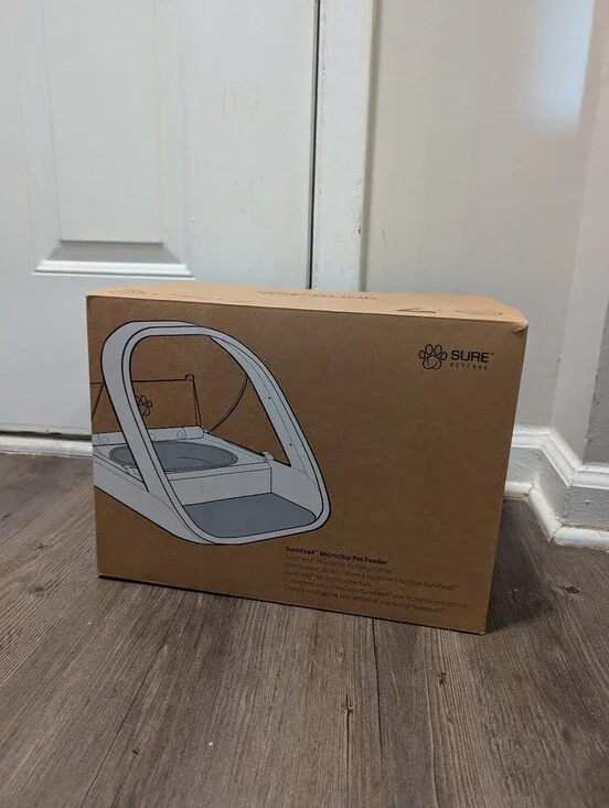 Microchip Pet Feeder - White