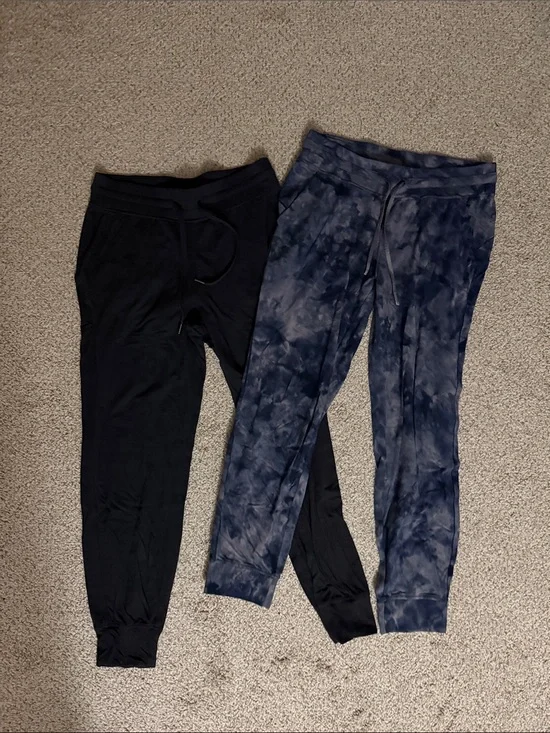 Lululemon women’s soft Jogger Black qnd multi - Pack of 2