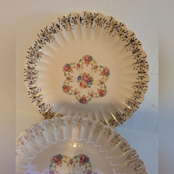 Vintage Franklinware 22K Gold Plate USA. Set of 4.