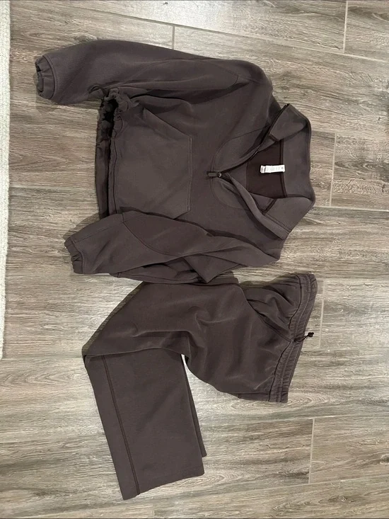 lululemon athletica Women's Dark Brown Track Jogger Set